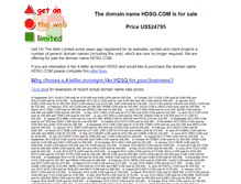 Tablet Screenshot of hdsg.com